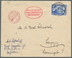 Zeppelinpost Deutschland: 1930 - Landungsfahrt Nach Basel, Gut Erhaltener Flugbrief Mit Hochwertiger - Poste Aérienne & Zeppelin