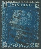 1858-79 GREAT BRITAIN USED SG 47 2d PLATE 13 (ME) - RC6 - Oblitérés