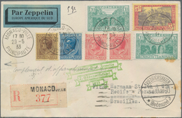 Zeppelinpost Europa: 1933, Zeppelin, 2nd South America Flight, Mail From The Contracting States With - Andere-Europa