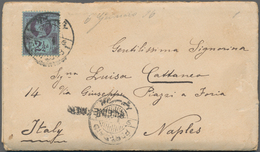 Schiffspost Alle Welt: 1896, Great Britain, Group Of 3 Covers Sent By A Voyager Aboard The 'Orient L - Other & Unclassified