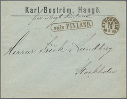 Schiffspost Alle Welt: 1899, "FRAN FINLAND." Frame Handstamp On Letter From Hangö/Finland With Handw - Otros & Sin Clasificación