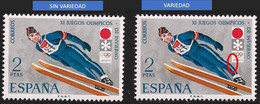 JJ.OO. SAPPORO - AÑO 1972 - Nº EDIFIL 2074it - VARIEDAD - Variedades & Curiosidades