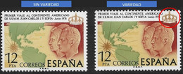 VIAJE AMER.REYES - AÑO 1976 - Nº EDIFIL 2333ie - VARIEDAD - Variedades & Curiosidades