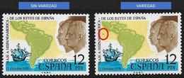 V. REYES AMERICA - AÑO 1976 - Nº EDIFIL 2370a - VARIEDAD - Variedades & Curiosidades