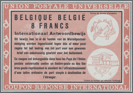 Belgien: 1966. Essay Coloured Light Brownish Red For "International Reply Coupon 8 Francs" (Vienna T - Sonstige & Ohne Zuordnung