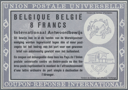 Belgien: 1966. Essay Gray Coloured For International Reply Coupon 8 Francs (Vienna Type). Collector' - Autres & Non Classés