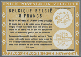 Belgien: 1966. Essay Coloured Vivid Chrome Yellow For "International Reply Coupon 8 Francs" (Vienna - Autres & Non Classés