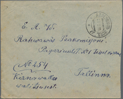 Estland: 1919, Letter From Allenküll To Tallinn, Rs. Stamps And Arrival Postmarks. - Estonie