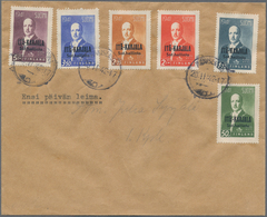 Finnland - Finn. Besetzung: Ostkarelien: 1941, Philatelic Cover With Complete Set Of Issue President - Sonstige & Ohne Zuordnung