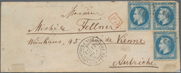 Frankreich: 1867 EXPOSITION UNIVERSELLE In Paris: Small Cover Sent From The Exposition To Austria, F - Nuevos