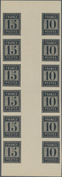 Frankreich: 1903, ESSAY DE L'IMPRIMERIE NATIONALE Imperf. 10c. Black And 15c. Black 'FRANCE / POSTES - Unused Stamps