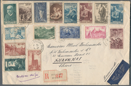 Frankreich: 1939, Registered Cover With Handwritten Censormark (contenue Verifié) And Scarce Frankin - Unused Stamps