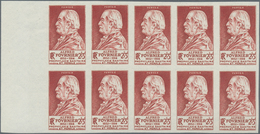 Frankreich: 1946, Jean Alfred Fournier 2+3fr. Brownish Carmine And Henri Becquerel 2+3fr. Violet (bo - Unused Stamps