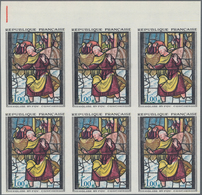Frankreich: 1963, Art Set Of Two 0.50fr. 'Painting From Delacroix' And 1.00fr. 'Glass Window In The - Unused Stamps