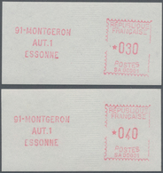 Frankreich - Automatenmarken: 1969, 3 July, Montgeron, 30c. And 40c., Set Of Two Stamps Mint Never H - Andere & Zonder Classificatie