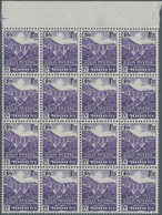 Frankreich - Postpaketmarken: 1942, 1fr. Violet "Interet A La Livraison", Not Issued, Top Marginal B - Altri & Non Classificati