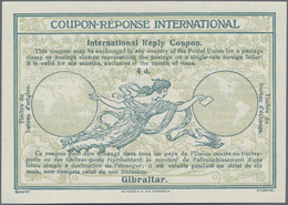 Gibraltar: 1925. International Reply Coupon 4 D (Stockholm Type). Collector's Item From Archives! - Gibilterra