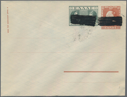 Griechenland - Griechische Besetzung Nord Epirus: 1940, Greek Stationery Envelope 3dr. Red-brown+50l - North Epirus