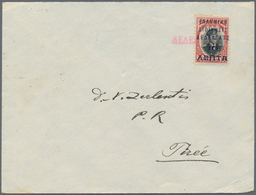 Griechenland - Lokalausgaben: DEDEAGH: 1913, 10 On 10st. Red/black, Single Franking On Philatelic Co - Otros & Sin Clasificación