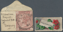 Großbritannien: 1881 (27.11.), QV 1d. Venetian Red (lettered J-S) On Miniature Cover (37 X 24 Mm!) C - Other & Unclassified