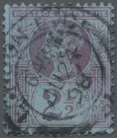 Großbritannien: 1887-92 QV 2½d. Purple/blue, Variety "WATERMARK INVERTED", Used And Cancelled By Lon - Sonstige & Ohne Zuordnung