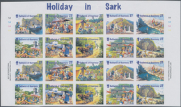 Großbritannien - Guernsey: 2002, Tourism 'Holiday In Sark' Two Complete Sets Of Ten In An IMPERFORAT - Guernsey