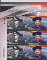 Großbritannien - Guernsey: 2005, 60th Anniversary Of The End Of WWII Complete Se-tenant Set Of Two ( - Guernsey