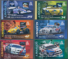 Großbritannien - Guernsey: 2006, Racing Car Driver Andy Priaulx Complete IMPERFORATE Set Of Six (win - Guernesey