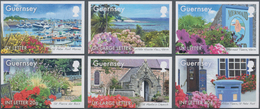 Großbritannien - Guernsey: 2014. Complete Set "Tourism; SEPAC: Flowers" (6 Values) In IMPERFORATE Si - Guernesey