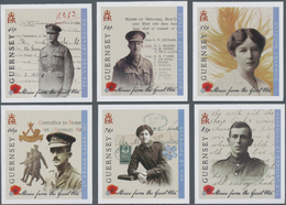 Großbritannien - Guernsey: 2014. Complete Set "The First World War: Participants Of Guernsey" (6 Val - Guernsey