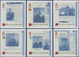 Großbritannien - Guernsey: 2016. Complete Set "The First World War: Participants Of The Navy Of Guer - Guernesey