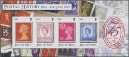 Großbritannien - Isle Of Man: 2001. IMPERFORATE Souvenir Sheet "75th Birthday Of Queen Elisabeth II" - Isle Of Man