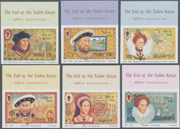 Großbritannien - Isle Of Man: 2003. Complete Set "400th Anniversary Of The Death Of Queen Elizabeth - Man (Insel)