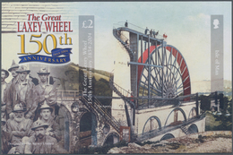 Großbritannien - Isle Of Man: 2004. IMPERFORATE Souvenir Sheet For The Issue "150 Years Water Wheel - Isle Of Man