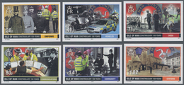 Großbritannien - Isle Of Man: 2013. Complete Set "150 Years Of Uniformed Police" (6 Values) In IMPER - Man (Eiland)