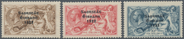 Irland: 1922, December, "Saorstat" Overprints By Thom With Wide Year Date, 2s.6d. Brown, 5s. Rose-ca - Ongebruikt