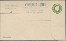 Irland - Ganzsachen: 1922/1923, Two And Three Pence Green Postal Stationery Cover Unused, Mi 300.- - Interi Postali