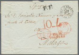 Italien - Vorphilatelie: 1841, Official Folded Entire (outer Part, Unclear Department) Used From Rom - 1. ...-1850 Prephilately