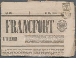 Italien - Altitalienische Staaten: Modena - Zeitungsstempelmarken: 1859, Complete Newspaper 'JOURNAL - Modena