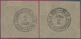 Italien - Altitalienische Staaten: Toscana - Zeitungsstempel: 1854 Newspaper Tax Stamp 2s. Black As - Toskana