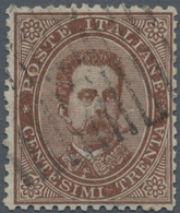 Italien: 1879. 30 C Brown Umberto I, (so Called "Trenta Centesimi"), Good Centering And Perforation, - Marcophilia