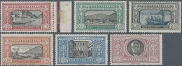 Italien: 1923, Manzoni, 10c.-5l., Complete Set Of Six Values, Fresh Colours, Normally Perforated, Mi - Marcophilia