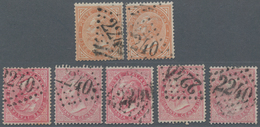 Italien - Stempel: 1863 (ca.): "2240", Numeral Killer Of Marseille. Small Lot Of 2 X 10 C Ocre And 5 - Marcofilía