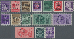 Jugoslawien - Volksrepubliken 1945: Istrien Und Slow. Küstenland: 1945. Italian Stamps Overprinted " - Autres & Non Classés