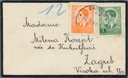 Kroatien: 1941, 22 April, Change Of Local Letter Rate: 1din. Green On Local Commercial Cover From "Z - Kroatië
