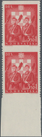 Kroatien: 1944, National Labour Service, 3.50k+1k.-32k.+16k., Perf. 12½, Complete Set In Bottom Marg - Croatia
