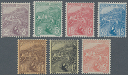 Monaco: 1919, War Orphans, 2c.+3c.-5fr.+5fr., Complete Set Of Seven Values, Fresh Colours, Well Perf - Ungebraucht