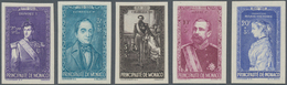 Monaco: 1942, Princes And Princesses Of Monaco Complete IMPERFORATE Set Of 15, Mint Never Hinged And - Ungebraucht