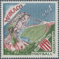 Monaco: 1963 'French Soccer Champion AC Monaco' 0.04c. Without Overprint, Mint Never Hinged, Fresh A - Nuovi
