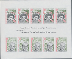 Monaco: 1980, Europa-CEPT 'Personalities (writers)' IMPERFORATE Miniature Sheet, Mint Never Hinged A - Unused Stamps